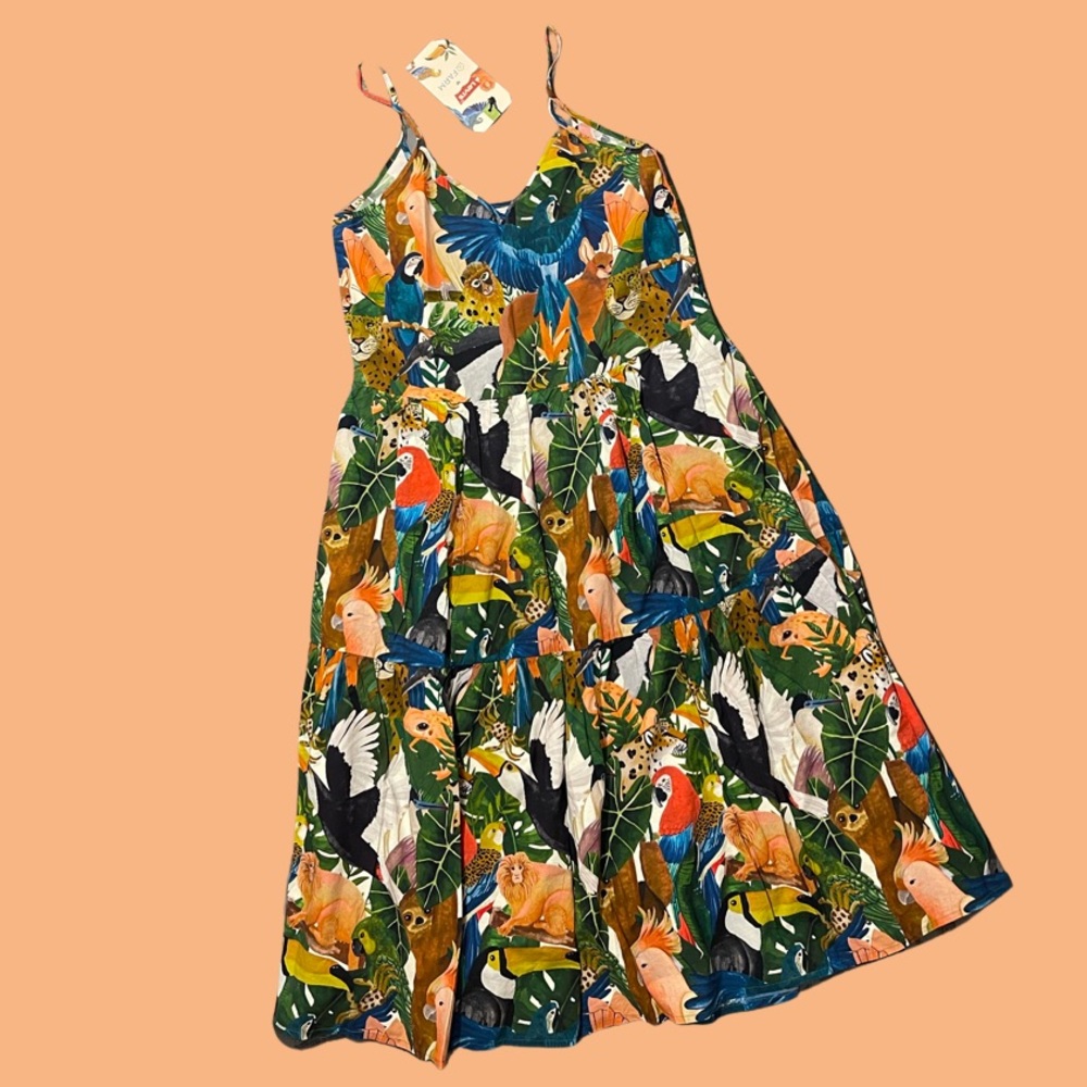 Farm Rio and Levi’s Collab dress.